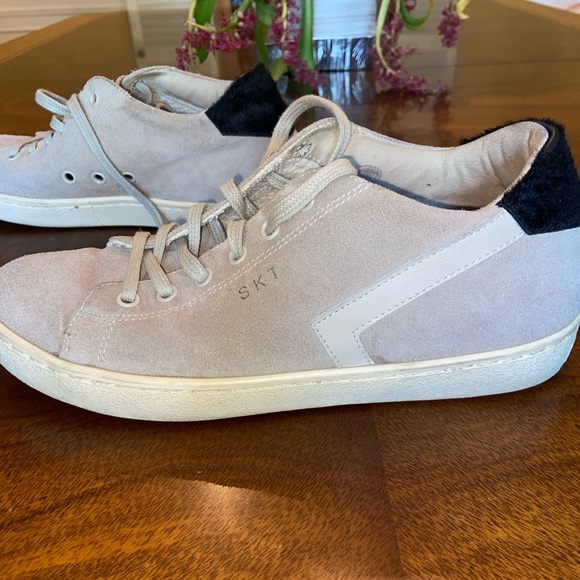 Leather Crown Beige Skt Italy Cap Sneaker - Picture 3 of 7